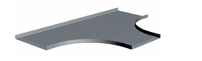 'T' Bend Light And Medium Duty Straight Flange Perforated Cabel Trays